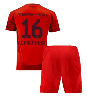Bayern Munich Joao Palhinha #16 Hemmatröja Barn 2024-25 Kortärmad (+ Korta byxor)